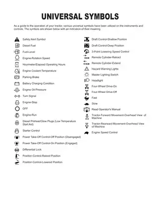 Kubota B2320, B2620, B2920 compact utility tractor operator´s manual Preview image 3