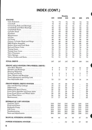 Case IH 235, 235H, 245, 255, 265, 275 tractor shop manual Preview image 2