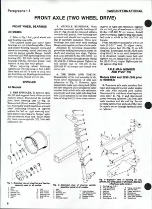 Case International 2090, 2290, 2390, 2590, 2094, 2294, 2394, 2594 row-crop tractor shop manual Preview image 5