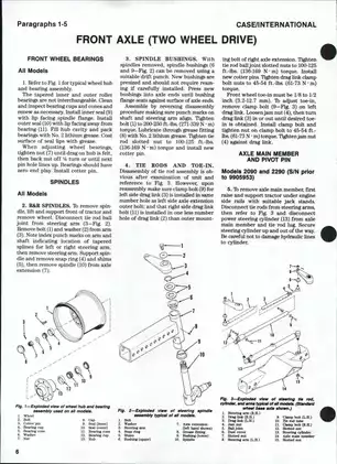 Comprehensive Service Manual for Case International Tractors (Models 2090, 2290, 2390, 2590, 2094, 2294, 2394, 2594) Preview image 5