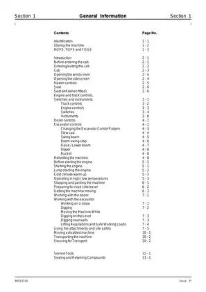 JCB 802 Mini Excavator Service Manual and User Guide Preview image 3