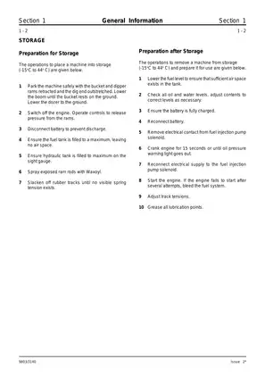 JCB 802 Mini Excavator Service Manual and User Guide Preview image 5