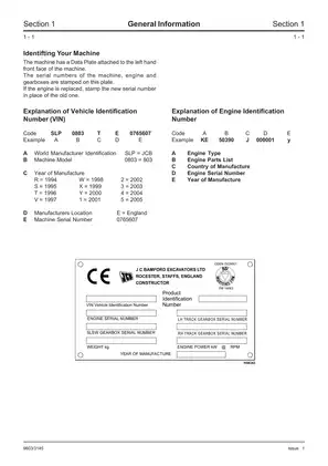 JCB 802.7 plus, 802.7 super, 803 plus, 803 super, 804 plus, 804 super mini excavator service manual Preview image 4