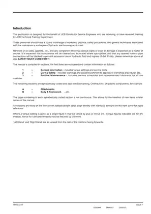 JCB Backhoe Loader Service Manual (Models 3CX, 4CX, 214, 215, 217) Preview image 2