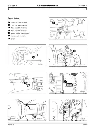 JCB Backhoe Loader Service Manual (Models 3CX, 4CX, 214, 215, 217) Preview image 5