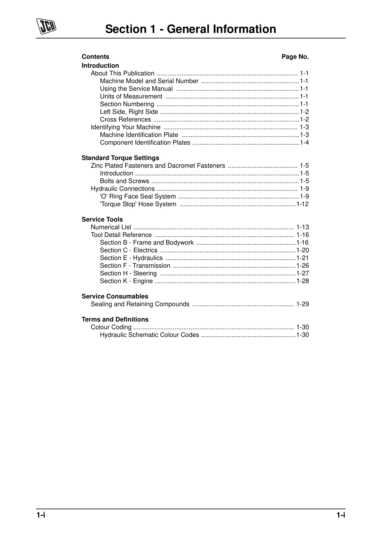 JCB 520-40, 524-50, 527-55 telescopic handler manual Preview image 3