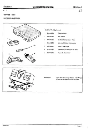 JCB JS Series Excavator Service Manual (Models: JS110, JS130, JS150LC) Preview image 5