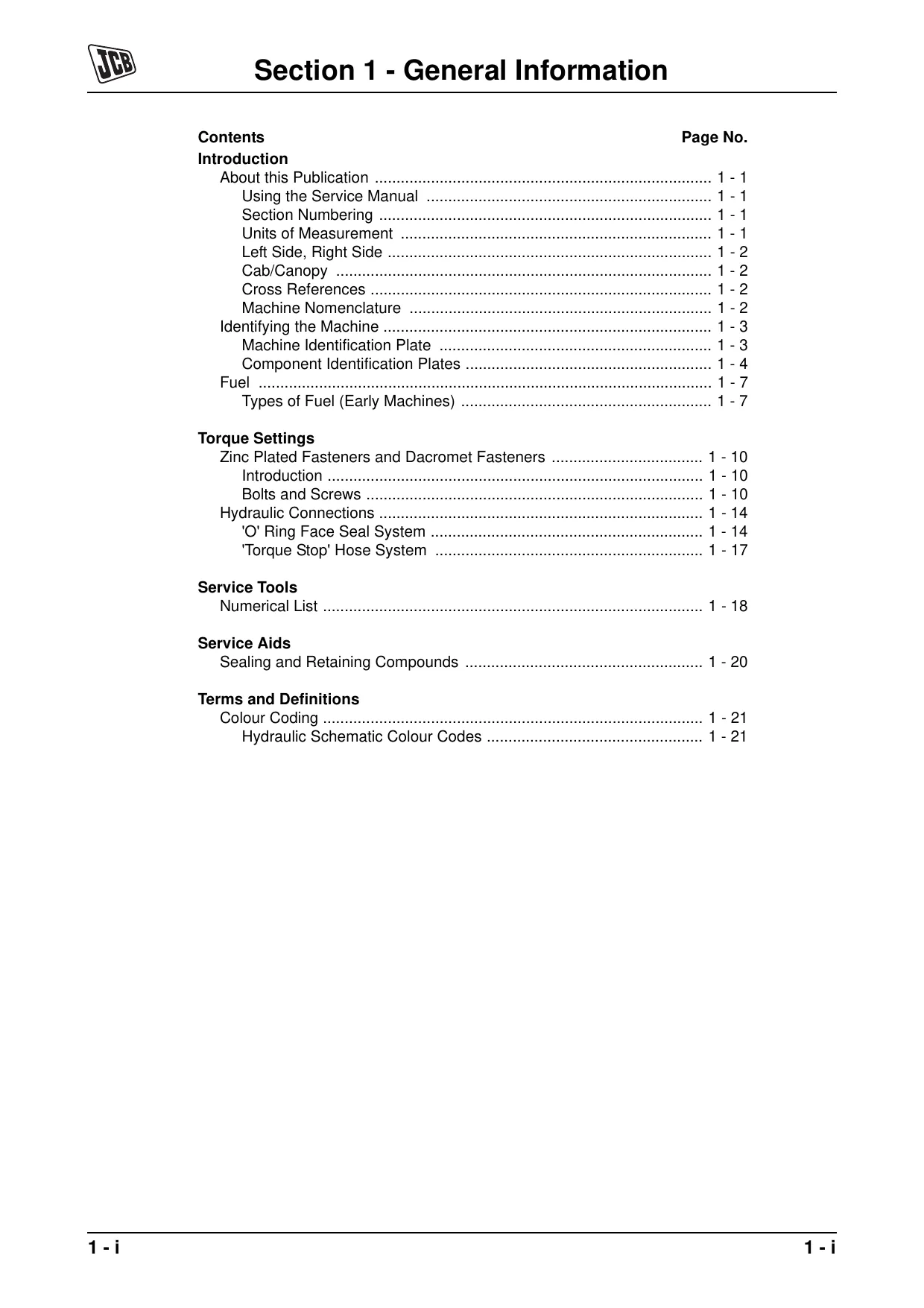 JCB 2CX, 210, 212 Backhoe Loader repair manual Preview image 3