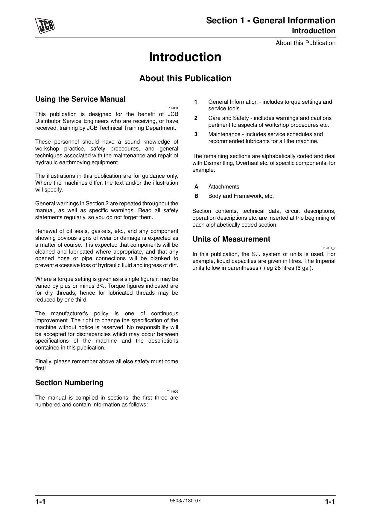 JCB 2CX, 210, 212 Backhoe Loader repair manual Preview image 5