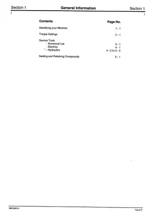 Comprehensive JCB Skid Steer Loader Service Manual (9803/8510) Preview image 4