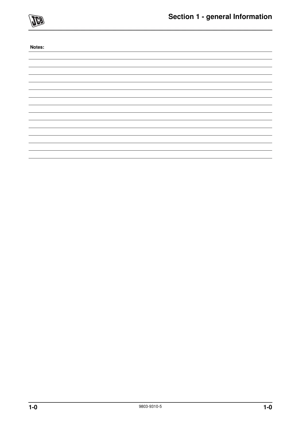 JCB Micro, Micro Plus, 8008, 8010 excavator manual Preview image 2