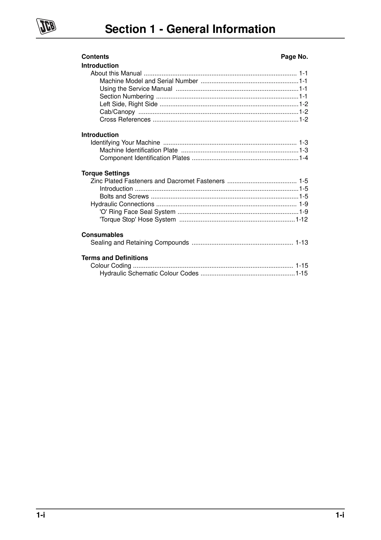 JCB Micro, Micro Plus, 8008, 8010 excavator manual Preview image 3