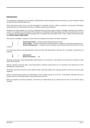JCB Service Manual: Excavator 8080 Comprehensive Guide Preview image 2