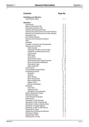 JCB Service Manual: Excavator 8080 Comprehensive Guide Preview image 4