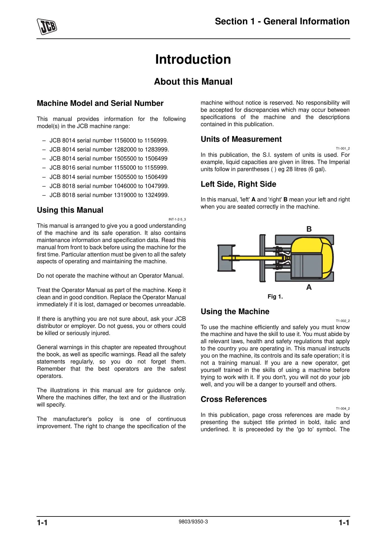 JCB 8014, 8016, 8018 mini excavator repair manual Preview image 5