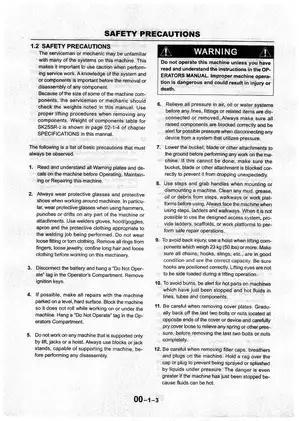 Kobelco SK25SR-2 Shop Manual - Comprehensive Guide for Repair and Maintenance Preview image 4