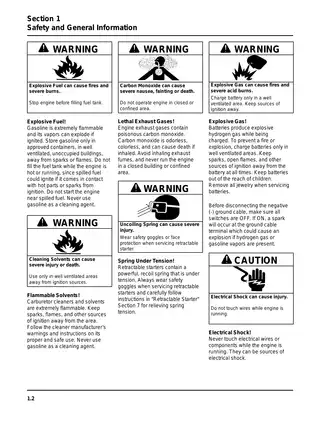 Kohler Command CV17-745 Engine Service Manual Preview image 4