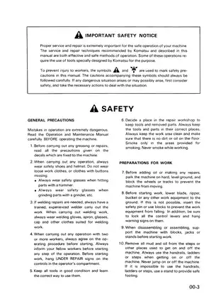 Komatsu PW20-1, PW30-1 Wheeled Excavator shop manual Preview image 5