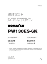 Komatsu PW130ES-6K Hydraulic Excavator 2003 Shop Manual (P/N U/P UEBM001202) – preview page 1