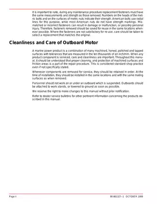 Complete Service Manual for MerCruiser GM V-8 305 CID / 350 CID Engines (1999) Preview image 4