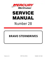 Mercury MerCruiser Bravo Sterndrives Service Manual #28 (P/N 90-863160) – preview page 1