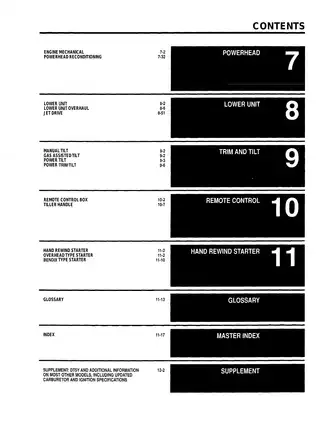 1988-2003 Suzuki 2 hp - 225 hp outboard motor service manual Preview image 2