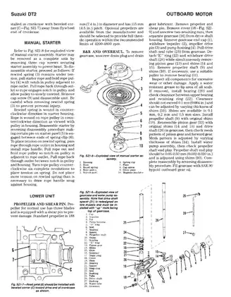 1983-1988 Suzuki DT2 2 hp, 3,5 hp, 4 hp, 5 hp, 6 hp, 8 hp, 9.9 hp, 15 hp outboard motor manual Preview image 4