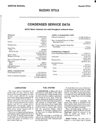 1983-1988 Suzuki DT2 2 hp, 3,5 hp, 4 hp, 5 hp, 6 hp, 8 hp, 9.9 hp, 15 hp outboard motor manual Preview image 5