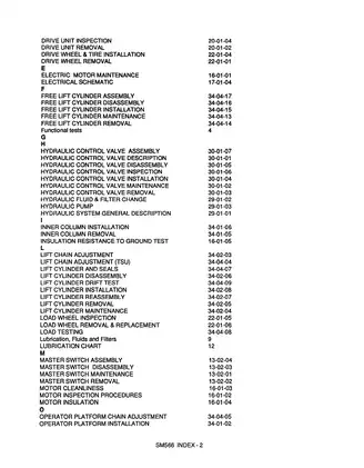 Clark Service Manual SM566 for OP15 Lift Trucks - Comprehensive Guide Preview image 4
