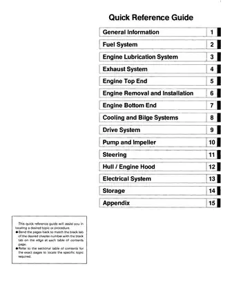 1995 Kawasaki Jet Ski 900ZXi, 750ZXi service manual Preview image 2