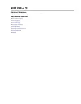 2004 Buell P3 Service Manual (P/N 99492-04Y) – preview page 1