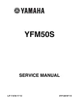 2003–2008 Yamaha Raptor 50 YFM50S Youth ATV Service Manual (P/N LIT-11616-17–13) – preview page 1