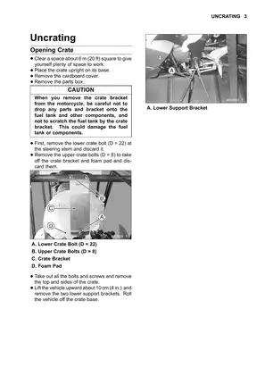 2003-2006 Kawasaki Ninja ZX-6R, ZX636-C1 repair manual Preview image 5