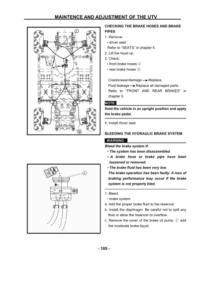 2010 HiSun HS800 UTV Service & Repair Manual (P/N 40–3100-0000)