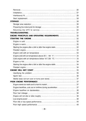 HS800UTV Maintenance Manual: Complete Service Guide for Utility Terrain Vehicle Preview image 4