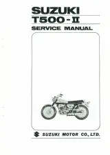 1969 Suzuki T500-II / GT500A Service & Repair Manual (P/N T500-GT500A) – preview page 5