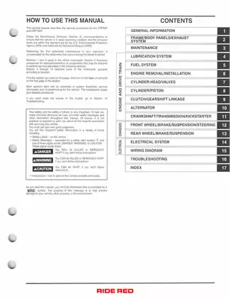 2004-2012 Honda CRF80F, CRF100F service manual Preview image 3