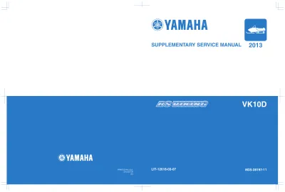 Preview: Yamaha RS Viking Professional VK10D Snowmobile 2013 Suplementary Service Manual (P/N LIT-12618-03–07)