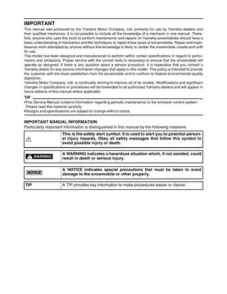 Yamaha VK10D 2013 Supplementary Service Manual - Comprehensive Guide for Maintenance and Repair Preview image 3