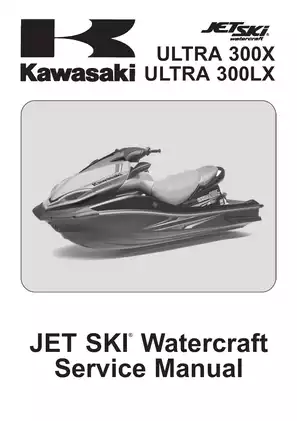 2011 Kawasaki JT1500 Ultra 300X, 300LX Jet Ski service manual Preview image 1