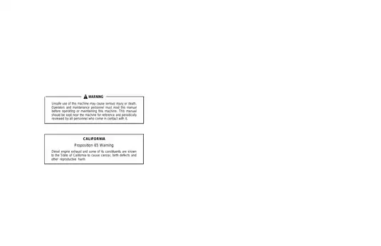 Komatsu PC200-6, PC200LC-6, PC210LC-6, PC220LC-6, PC250LC-6 hydraulic excavator operation and maintenance manual Preview image 2