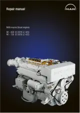 2005–2006 MAN D2876 LE 423 & D2876 LE 433 Marine Diesel Engine Repair Manual (P/N 51.99598–8166) – preview page 1