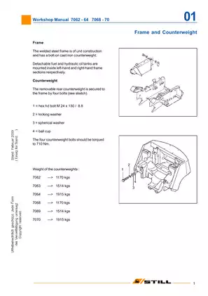 1998-2012 Still R70-20, R70-25, R70-30 diesel fork truck workshop manual Preview image 2
