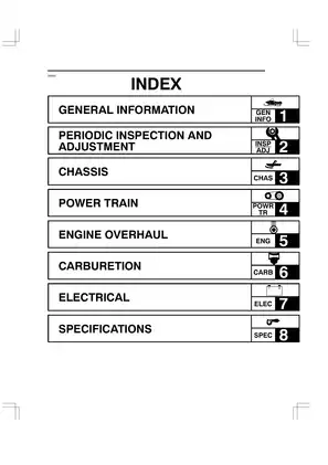 1999-2001 Yamaha PZ500 Phazer, VT500XL, Venture 500 XL service manual Preview image 4