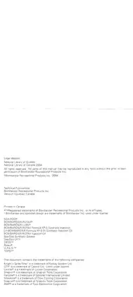2004 Sea-Doo Service Manual: GTX, RXP, GTI, XP Models Preview image 3