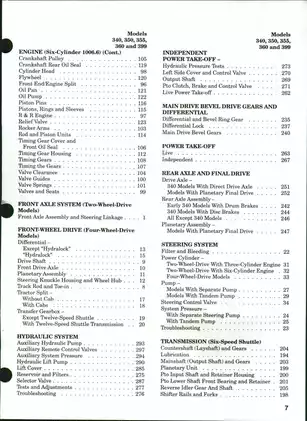 Massey-Ferguson 340-399 Service Manual - Detailed Maintenance Handbook Preview image 3