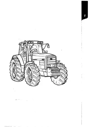 Massey Ferguson 3610, 3630, 3635, 3645, 3650,  3655, 3660, 3670, 3680, 3690 row-crop tractor manual Preview image 3