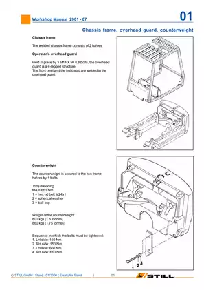 STILL R20 Electric Fork Truck Workshop Manual (2001-2007) Preview image 2
