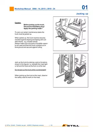 Still R20-15, R20-16, R20-18, R20-20 electric fork truck workshop manual Preview image 5