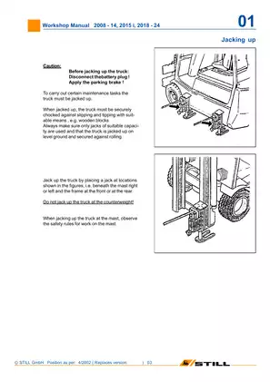 Comprehensive STILL Electric Forklift Workshop Manual (2008-2024) Preview image 5